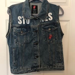 Rolling Stones Denim Vest